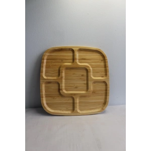 Bambu Sunum 25cm-5 Bölmeli