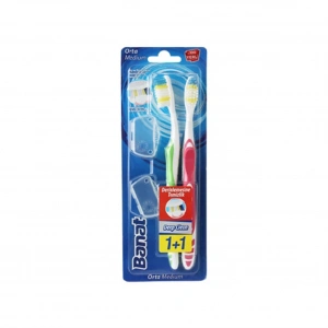 Banat Deep Clean Diş Fırçası 1+1 Orta /Medium