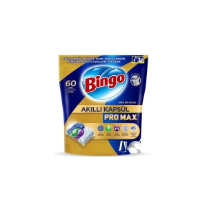Bingo Akıllı Kapsül Promax Bulaşık Makinesi Deterjanı 60 Adet