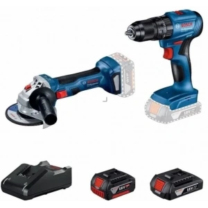 Bosch GWS 180-LI + GSB 185 Akülü Taşlama ve Darbeli Matkap Seti