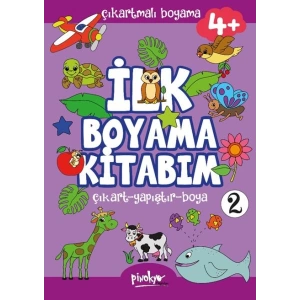 Çıkartmalı İlk Boyama Kitabım 4+ Yaş-2