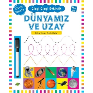 Çizgi Çizgi Etkinlik - Dünyamız ve Uzay (4+ Yaş)