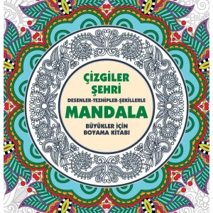 Çizgiler Şehri - Mandala (Büyükler İçin Boyama)