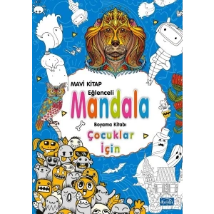 Çocuklar İçin Mandala Mavi