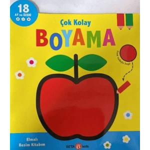 Çok Kolay Boyama Elmalı Resim Kitabım