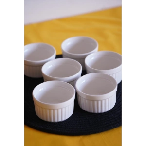 Cooker Suffle Kabı 6lı Beyaz