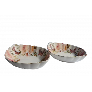 Dijital Desenli Oval Salata Kasesi 30cm 27cm