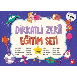 Dikkatli Zeka Eğitim Seti - 1. Kitap (5 Yaş)