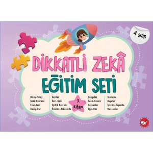 Dikkatli Zekâ Eğitim Seti 3. Kitap (4 Yaş)