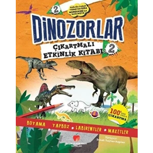 Dinozorlar Çıkartmalı Etkinlik Kitabı 2
