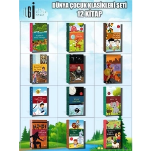 Dünya Çocuk Klasikleri Seti 12 Kitap