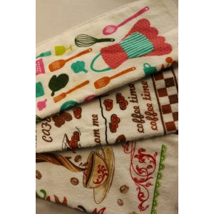 Durul 30X50 Baskılı 3Lü Havlu