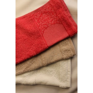 Durul 30X50 Ece Bukle Jakarlı 3lü Havlu