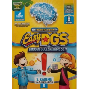 EASY Dikkati Güçlendirme Seti 5-8 yaş B Kitapçığı