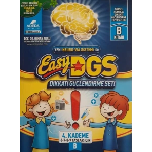 EASY Dikkati Güçlendirme Seti 6-9 yaş B Kitapçığı