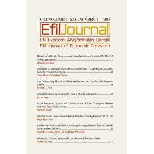 Efil Ekonomi Araştırmaları Dergisi - Cil:1 Sayı:1 2018