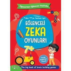 Eğlenceli Zeka Oyunları - Kırmızı Kitap - Öğrenirken Eğlenceyi Keşfedin