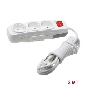 Far 3lü Anahtarlı Grup Priz 2 Metre