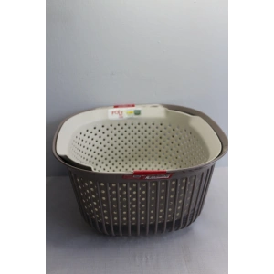 Folylife Linea Süzgeçli Kare Badya 4lt