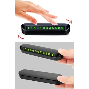 Fosforlu Otomobil Park Numaratörü Aç Kapa Numaratör Telefon Numarası Araba Parktel Numaralık