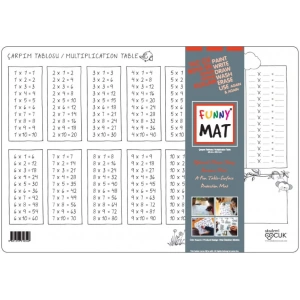 Funny Mat - Çarpım Tablosu 33,5x48cm