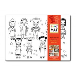 Funny Mat - Dünya Çocukları - 33,5x48cm