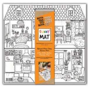 Funny Mat - Evim Güzel Evim 40x40cm