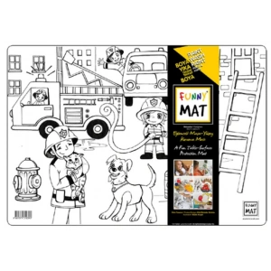Funny Mat- İtfaiyeler - 33,5x48cm