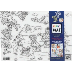 Funny Mat - Korsanlar Ve Araçlar 25 X 35 Cm