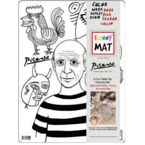 Funny Mat - Pablo Pıcasso 30 X 40 Cm