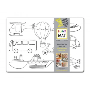 Funny Mat - Taşıtlar - 33,5x48cm