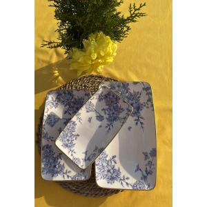 Spring Time 3lü Kayık Tabak G4181