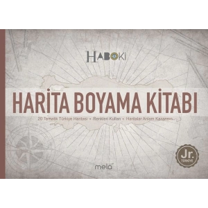 Harita Boyama Kitabı 20 Tematik Türkiye Haritası