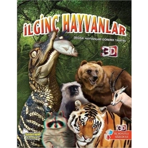 İlginç Hayvanlar - 3D Gözlük Hediyeli