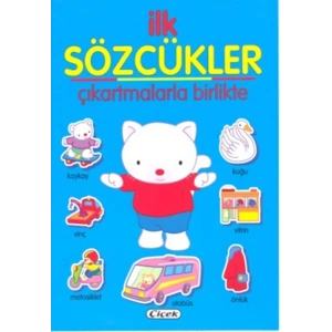 İlk Sözcükler - Çıkartmalarla Birlikte Mavi