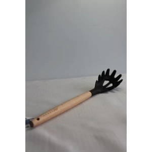 Ivory Bambu Saplı Silikon Salata Kaşık