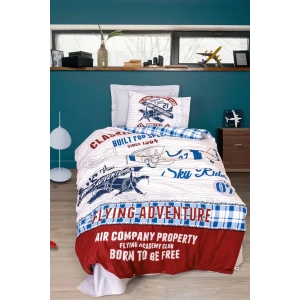 Junior Tek Kişilik Nevresim Takımı Flying Gri