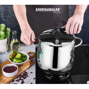 Kahramanlar 9 Litre Platin Klasik Düdüklü Tencere 2133-S