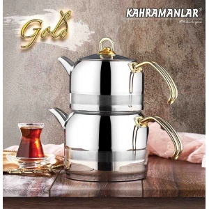 Kahramanlar Enza Mega Çaydanlık Gold Çaydanlık 1019G