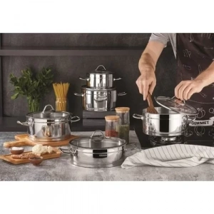 Kahramanlar Sırma Tencere Seti 10 Parça