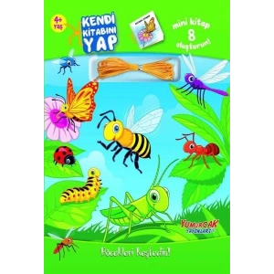Kendi Kitabını Yap - Böcekleri Keşfedin 4+ Yaş