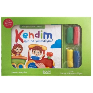 Kendim İçin Ne Yapmalıyım? - Görgü Kuralları Serisi - Oyun Hamurlu Kitap Seti