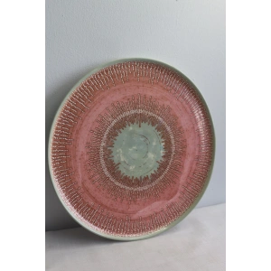 Keramika Ephesus Pembe Servis Tabak 28cm