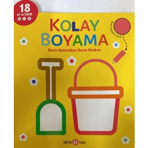 Kolay Boyama Deniz Oyuncakları Resim Kitabım