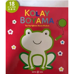 Kolay Boyama Zıp Zıp Eğlence Resim Kitabım