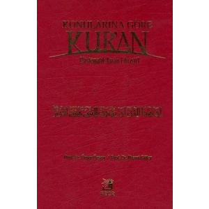 Konularına Göre Kuran (Sistematik Kuran Fihristi) Büyük Boy