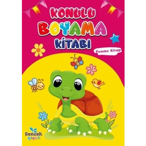 Konulu Boyama Kitabı - Pembe Kitap