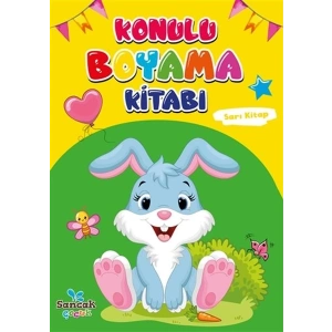 Konulu Boyama Kitabı - Sarı Kitap