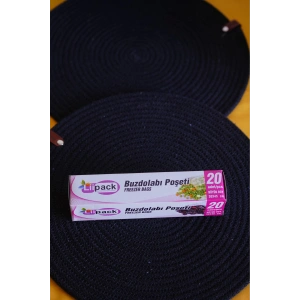 Liipack Büyük Boy 20li Buzdolabı Poşeti 30x45cm