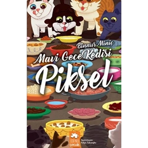 Mavi Gece Kedisi Piksel (Yeni Baskı)